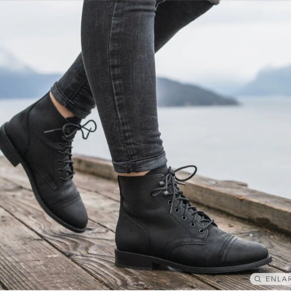 Thursday Women's Captain Boots, Black, Size US 8.5 - Picture 1 of 6